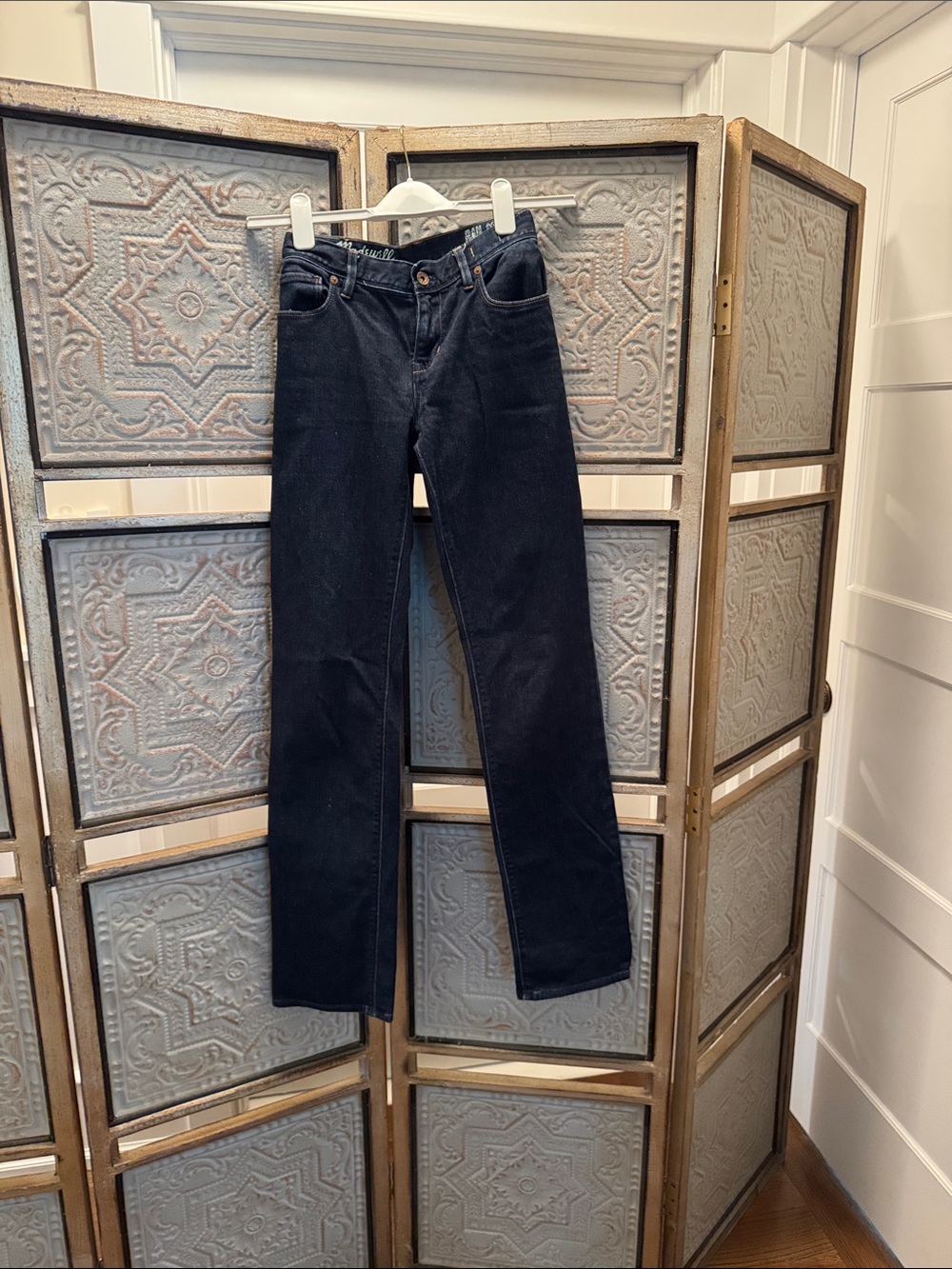 Madewell Dark Black Skinny Jeans